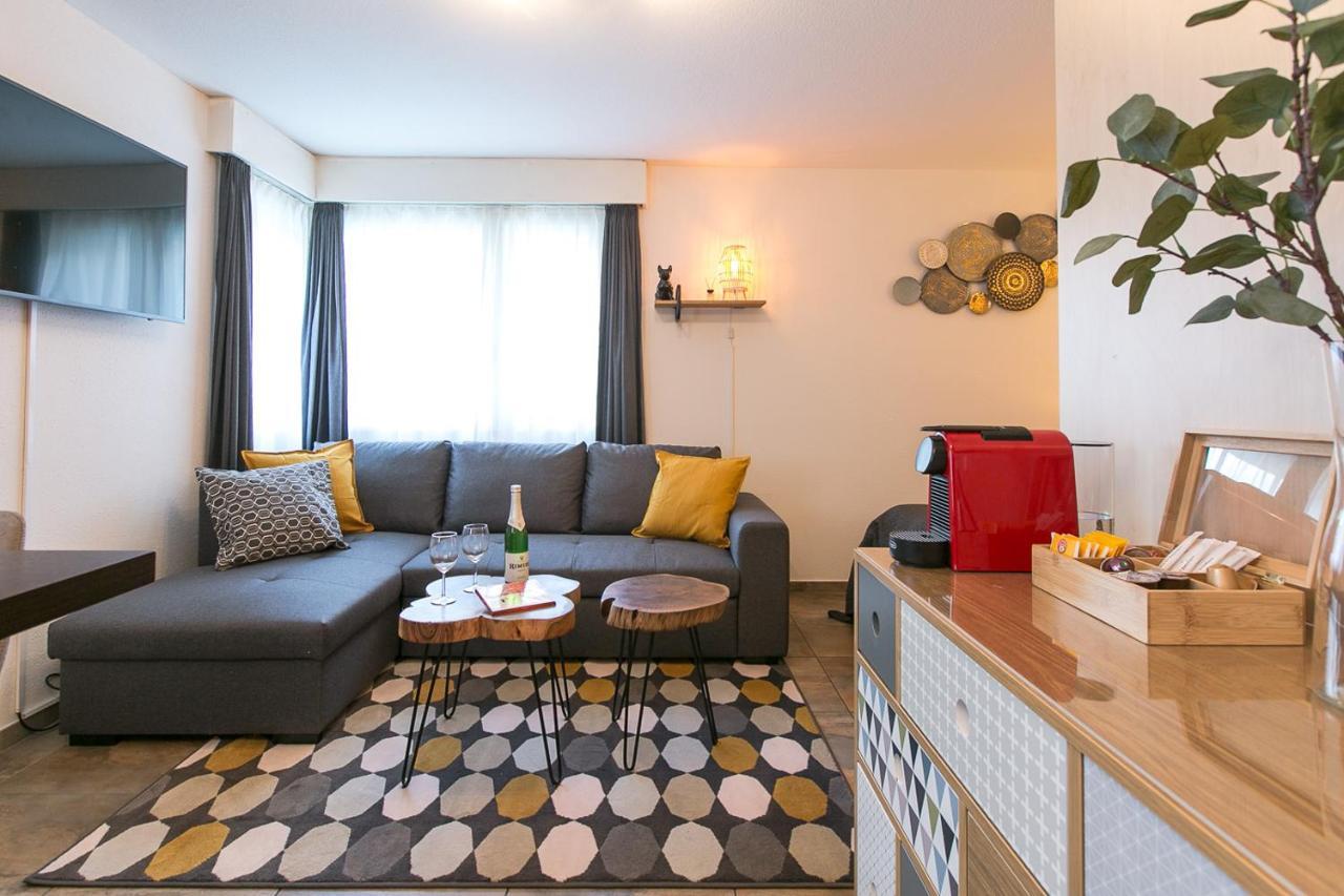 Spirit Apartments - Studio 2 - Kueche - Parkplatz Engelberg Eksteriør bilde