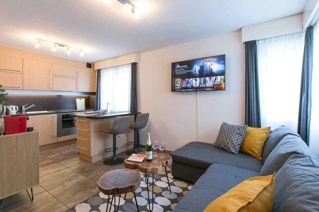 Spirit Apartments - Studio 2 - Kueche - Parkplatz Engelberg Eksteriør bilde